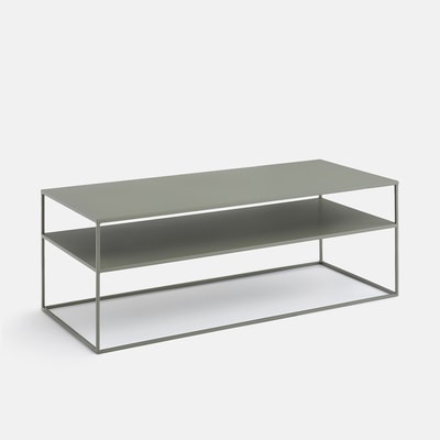 Table basse double plateau en métal acier, MIVA LA REDOUTE INTERIEURS