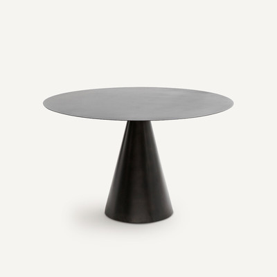 Tafel in staal met used effect, Ø120 cm, Mayra AM.PM