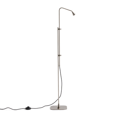 Lampada da lettura in nickel satinato, orientabile, Roslyn AM.PM