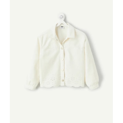 Licht denim jasje met geborduurde details TAPE A L'OEIL