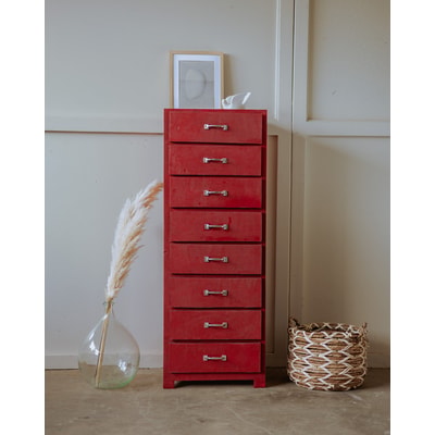 Chiffonnier vintage en bois Valery N°72 - Bon état DEBONGOUT