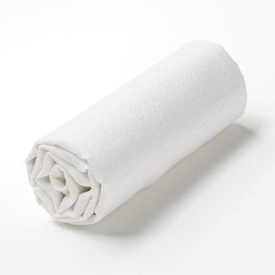 Lençol-capa para sobrecolchão em linho lavado AM.PM