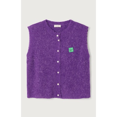 Mouwloos vest met ronde hals EAST AMERICAN VINTAGE