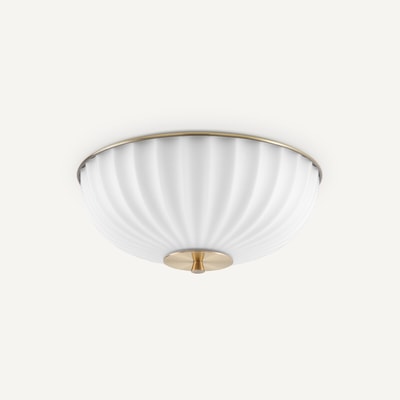Plafonnier opaline, Canelé AM.PM
