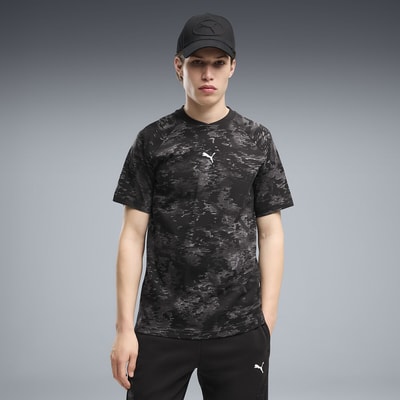 T-shirt de manga curta estampada, Camo PUMA