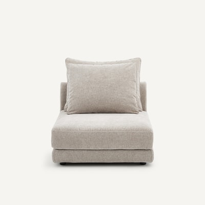 Chauffeuse modulable en velours chenille, TIBERIO AM.PM