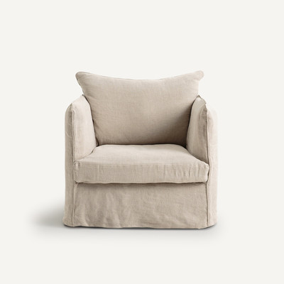 Fauteuil lin froissé, Neo Chiquito AM.PM