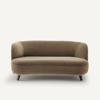 XS Sofa, in fluweel, ROSEBURY, ontwerp door Emmanuel Gallina AM.PM X EMMANUEL GALLINA
