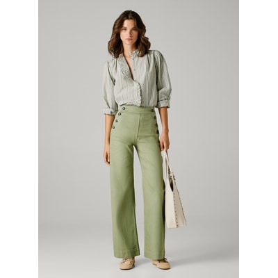 Pantalon large, avec détails boutons PEPE JEANS