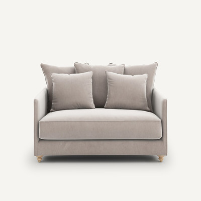 Sofá-cama 2 lugares, em veludo, Lazare AM.PM