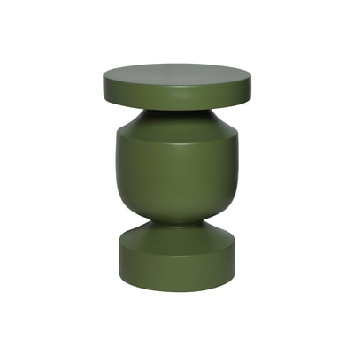 Table d'appoint, bout de canapé, table de chevet métal Ø30,5 x H43,5cm ALMA SWEEEK