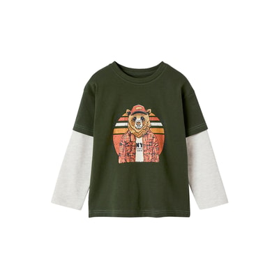 Tee-shirt effet doubles manches VERTBAUDET