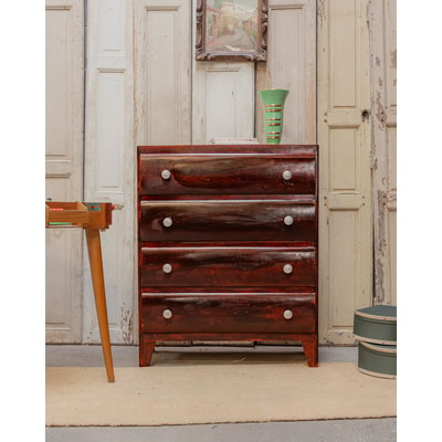 Commode années 50 en bois Garance N°249 - Bon état DEBONGOUT