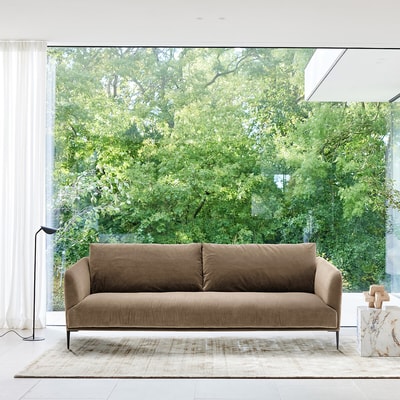 3- oder 4-Sitzer-Sofa, Samt, OSCAR, Design Emmanuel Gallina AM.PM X EMMANUEL GALLINA