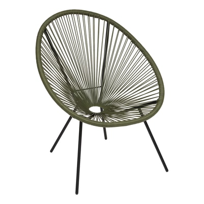 Fauteuil ajouré avec structure en acier ATMOSPHERA