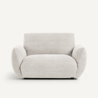 Fauteuil, en coton et lin, SPOGANO AM.PM