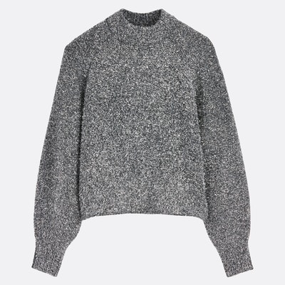 Sweter z błyszczącej dzianiny z efektem futra LA REDOUTE COLLECTIONS