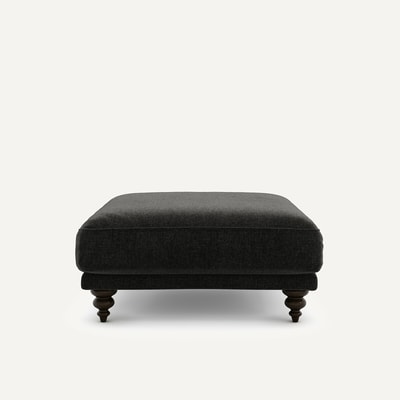 Voetenbank van fluweel chenille, Lazare AM.PM