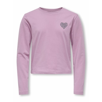 T-shirt met lange mouwen, hartje op de borst KIDS ONLY