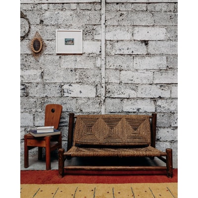 Banquette basse Martine N°21 - Bon état DEBONGOUT