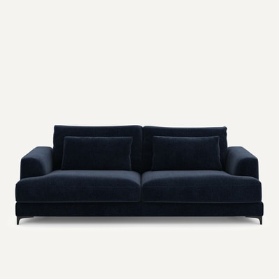 4-zits slaapbank fluweel chenille, Marsile AM.PM