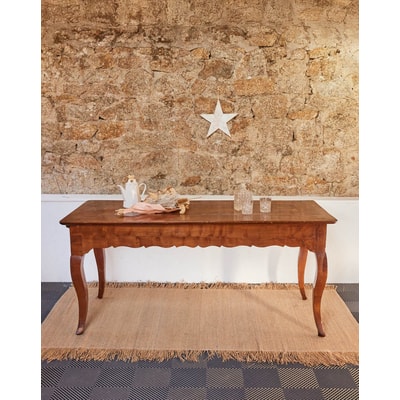Table à manger de ferme en bois Romy N°1265 - Bon état DEBONGOUT