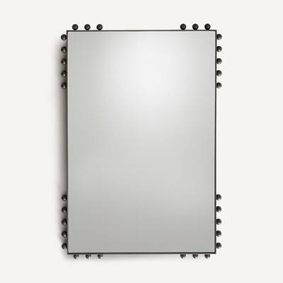 Miroir billes finition nickel laqué, H96 cm, Arama AM.PM