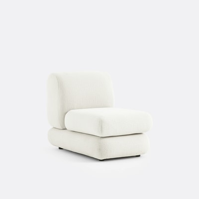 Modulaire fauteuil, reliëf stof, HOOVER LA REDOUTE INTERIEURS