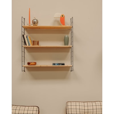 Étagère murale en bois et métal Isabelle N°266 - Bon état DEBONGOUT