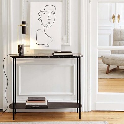 Console organique marbre, Arambol AM.PM