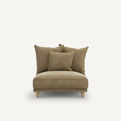 Chauffeuse velours stonewashed, Lazare AM.PM