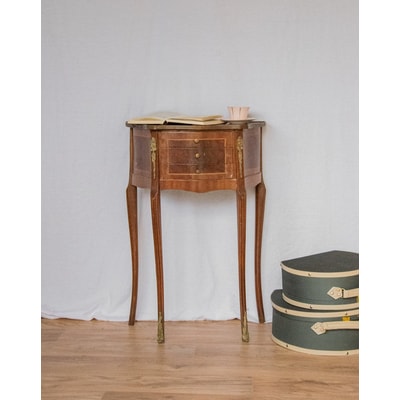 Table de chevet en bois Odile N°649 - Bon état DEBONGOUT
