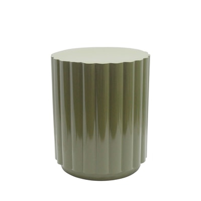 Table d'appoint ronde en métal  38,5cm- LOUISE DRAWER