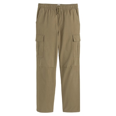Cotton Blend Cargo Byxor LA REDOUTE COLLECTIONS