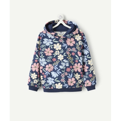 Hoodie met bloemenprint, van molton TAPE A L'OEIL