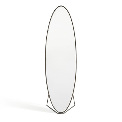 Miroir sur pied ovale métal fer, H170cm, Koban AM.PM