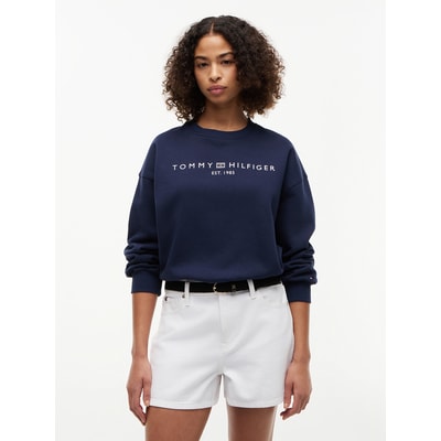 Sweat com gola redonda e logótipo TOMMY HILFIGER