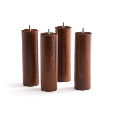 Set van 4 ronde bedbodem poten, Hurtado AM.PM