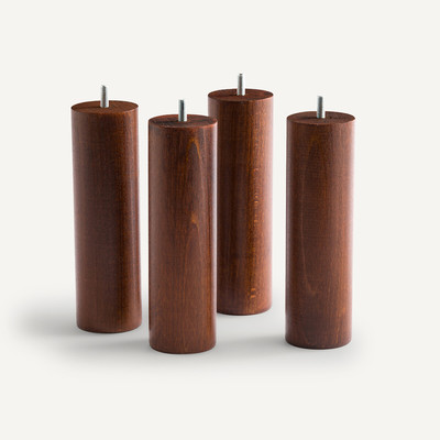 Lot de 4 pieds de sommier ronds, Hurtado AM.PM