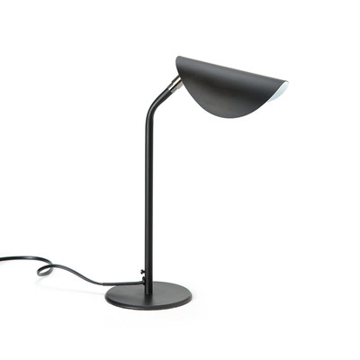 Tischlampe Funambule, schwenkbar, mattschwarzes Metall AM.PM