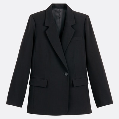 Lange oversized blazer, asymmetrische knopen LA REDOUTE COLLECTIONS
