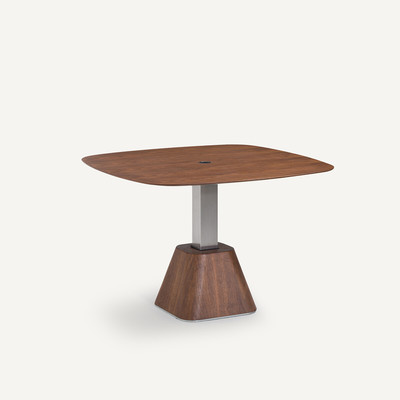 Table basse relevable carré noyer, Alteza AM.PM