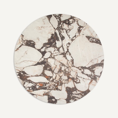 Plateau de table rond, extensible, en céramique, diamètre 135 à 180 cm, EXTENDO AM.PM