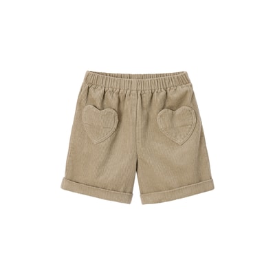 Short en velours poches coeur facile à enfiler VERTBAUDET
