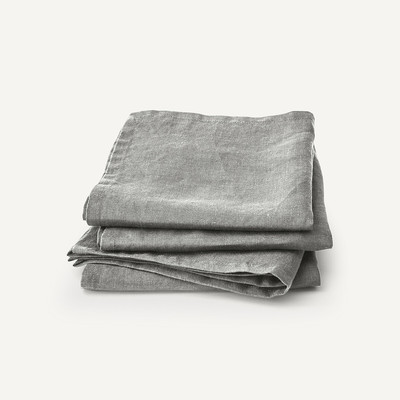 Set van 4 servetten in linnen, Linette AM.PM