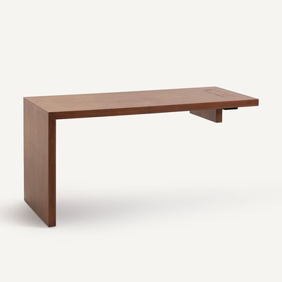 Blat biurka Mikube Walnut Veneer, szerokość 150 cm AM.PM