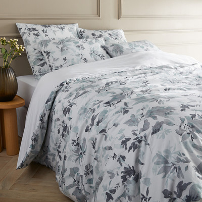 Celadona Cotton Percale & Lyocell 200 Thread Count Duvet Cover AM.PM