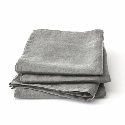 Lot de 4 serviettes de table en lin, Linette AM.PM