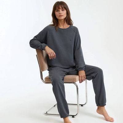 Pyjama aus Sweatware LA REDOUTE COLLECTIONS