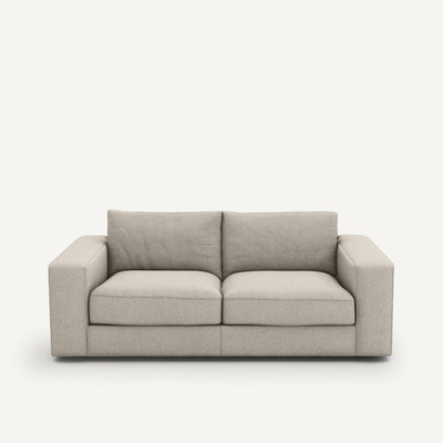 3-Sitzer-Kompaktsofa Skander, Strukturgewebe Viskose/Leinen AM.PM
